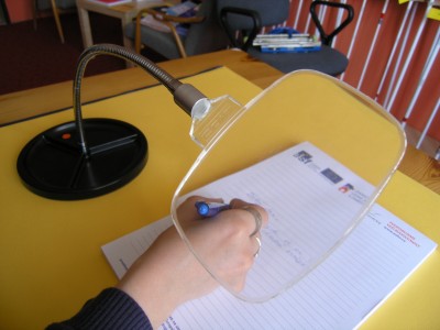 Lupa stojanová s ohebným ramenem